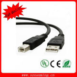 1ft 1feet USB 2.0 a Male to B Male Printer Scanner Cable Black