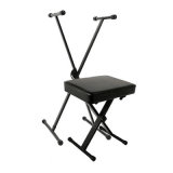 World Tour Keyboard Stand and Deluxe Padded Bench Package