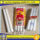 100% Pure Paraffin Wax Fluted White Candle Hotsell