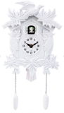 White Plastic Cuckoo Clock for Gift (IH-8657W)