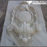 Calcuta Polished White Marble Carving for Landscape