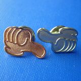 Irregular Metal Badge, Hand Shape Pin (GZHY-LP-019)