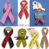 Pink Ribbon Lapel Pin (ASNY-JL-pin badge-13032101)