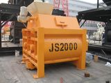 Double Horizontal Axles Electric Concrete Mixer Equipment (JS2000)