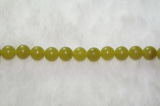 Lemon Jade Round Gemstone Beads (SFR1028)