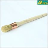 Wooden Handle Round Bristle Paint Brush