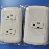 America ABS Copper Material Wall Socket (W-053)
