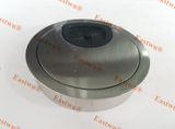 Wg80-Sn 80mm Satin Nikel Computer Desk Table Grommet Cable Hole
