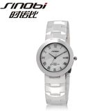 Ceramic Fashion Couple Watch (silver index) (SII 1135G)