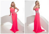 One Shoulder Chiffion Prom Dress