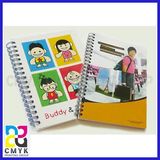 Wire O Printed Notebook
