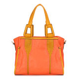 Orange Hollow out Women Fashion Tote Handbags (MBNO034070)