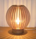 Small Bedside Wooden Table Lamp (HLML5037)