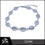 Micro Pave Cubic Zirconia Jewelry, Hot Sale Wholesale 925 Silver Bangle Jewellery