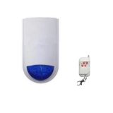 Wireless Outdoor Alarm Siren with Built-in Rechargeable Lithium Battery