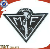 Garment Accessory Custom Logo Embroidery Patch Velcro Backing (FTPT2313A)