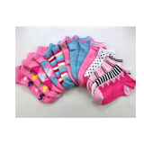 Girls Colorful Design Ankle Socks