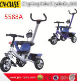 China Supplier of Baby Stroller Tricycle with Push Bar/Four-in-One