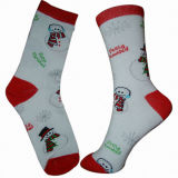 2016 New Christmas Cotton Snowman Socks