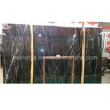 China Polished Tile Nero Marquina Black Marble