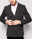 China Supplier Wholesale Custom Slim Fit Men Double Breasted Blazer