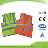Custom Reflective Vest, 100%Polyester Safety Vest