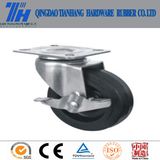 Small Black Rubber Castor Wheel