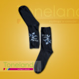 Women Fashion Jacquard Normal Socks with Diamond (WNE0027)