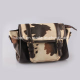 Fashion Women Leather Leopard Satchel Bag