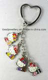 Glitter Epoxy Hello Kitty Key Chain