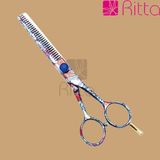 Flower Titanium-Coated Hair/ Hairdressing Scissors (RS3024)