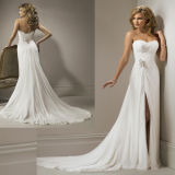 Simple Chiffon Wedding Dress (111023)