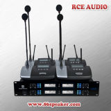 PRO UHF Wireless Conference Microphone System 4 Channel with 4 Mic