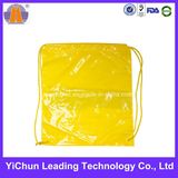 Plastic Shopping Packaging Drawstring Bag with Customized Logo, Design