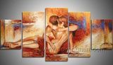 Figures Oil Painting on Canvas for Decor (FI-023)