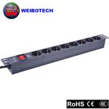 Cabinet PDU of 8 Jacks German