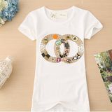 Quick Dry Custom Printed Ladies T-Shirt