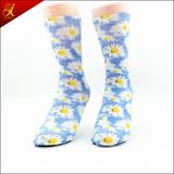 Printed Leaf Socks Custom Made Design Printing