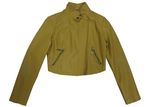 PU Yellow Fashion Women PU Jacket