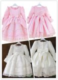 Pink Bow-Flower Girl Dress-Princess Dress-Children Clothing-Girl's Dress (D-K015)