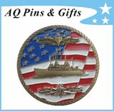 Military Enamel Coin Challenge Coin, Metal Souvenir Coin