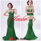 Elegant Green Mermaid Evening Dress (174)
