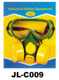 Safety Kits/Safety Goggle and Single Replaceable Filtering Cartridge Chemical Respirator (ST01-C009)