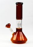 Glass Pipe Glass Smoking Pipe with 1 Perc 12 Inches High (GB-061)