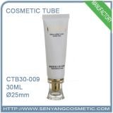 Plastic PE Round and Flat Shape Cosmetic Flexible Tube (CTB30-009)