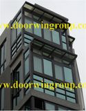 Wood-Alu Casement Window with Double Glazing