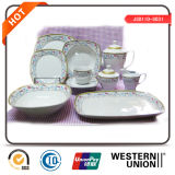 47PCS Square Shape Porcelain Tableware