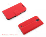 Hot Selling Wallet Mobile Phone Case for Samsung S4, PU Mobile Phone Leather Case for Galaxy I9500
