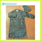 Rvc-169 100% Polyester PU Coating Police Raincoat
