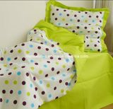 Lightful Bed Linens with Decrative DOT Printing (BL-009)